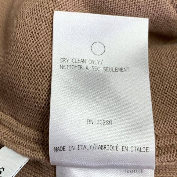 THOM BROWNE Size 0 Brown Cream Cotton Blend Stripe Casual Pants - Picture 8 of 8